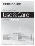 Frigidaire FGEF306TMB User's Manual