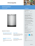 Frigidaire FFID2421QS Product Specifications Sheet