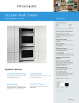 Frigidaire FFET3025PS Product Specifications Sheet