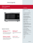 Frigidaire FFCT1278LS Product Specifications Sheet