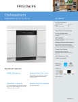 Frigidaire FFBD2411NM Product Specifications Sheet