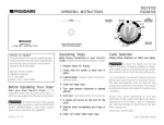 Frigidaire FDG8970E User's Manual