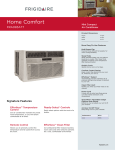 Frigidaire EFFORTLESS FRA083AT7 User's Manual