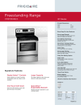 Frigidaire CFEF3048LS User's Manual