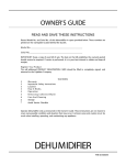 Frigidaire 66166045 User's Manual