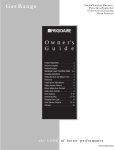 Frigidaire 316000291 (9902) User's Manual
