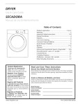 Frigidaire 134609100B User's Manual