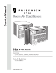Friedrich X-STAR R-410A User's Manual