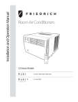 Friedrich SQ05 User's Manual