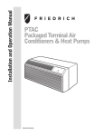 Friedrich Heat Pump 920-087-09 User's Manual