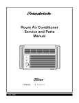 Friedrich ZQ05C10 User's Manual