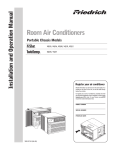 Friedrich EQ08 User's Manual