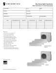 Friedrich M27TYF User's Manual