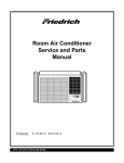 Friedrich CP10E10 User's Manual