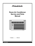 Friedrich CP05C10 User's Manual
