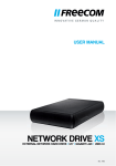 Freecom Technologies Network Drive XS User's Manual