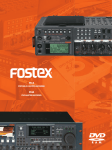 Fostex PD-6/DV40 User's Manual