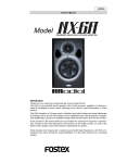 Fostex NX-6A User's Manual