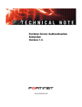Fortinet FSAE User's Manual