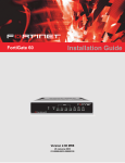 Fortinet MR8 User's Manual