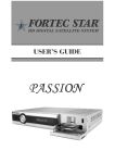 Fortec Car Satellite Radio System Passion User's Manual