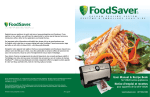 FoodSaver V3820 User's Manual