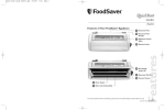 FoodSaver V2240-I User's Manual