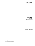 Fluke Ti20 User's Manual