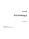 Fluke 53 & 54 Series User's Manual