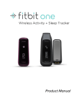 Fitbit One Product manual