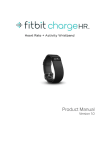 Fitbit Charge HR Product manual