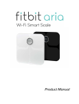 Fitbit Aria Product manual
