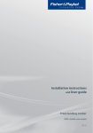 Fisher & Paykel GB IE User's Manual