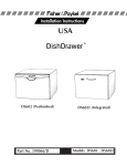 Fisher & Paykel DS602I User's Manual