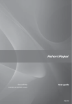 Fisher & Paykel CG604DX User's Manual