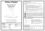 Fisher & Paykel 80328 EC120DMV1 User's Manual