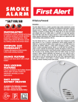First Alert SA710B User's Manual