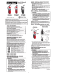 First Alert FE3A10 User's Manual