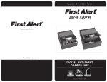 First Alert .35 Cu. Ft. Digital User's Manual