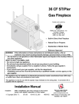 FireplaceXtrordinair Revolution 36CF User's Manual