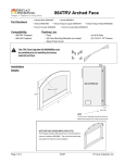 FireplaceXtrordinair 864TRV User's Manual