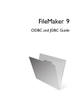 FileMaker Switch ODBC User's Manual