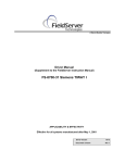 FieldServer FS-8700-31 User's Manual