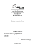 FieldServer FS-RA-CLX-BAS User's Manual