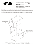 FIELD CONTROLS SC100 User's Manual