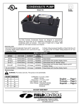 FIELD CONTROLS 20+UL User's Manual