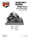 Ferris Industries 5000/61RCE User's Manual