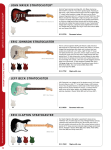 Fender ERIC CLAPTON STRATOCASTER 011-7702 User's Manual