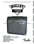 Fender 150 User's Manual