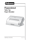 Fellowes S40C User's Manual